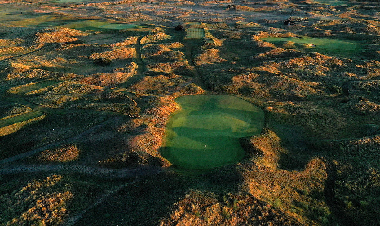 The par-3 third, which measures 239 yards